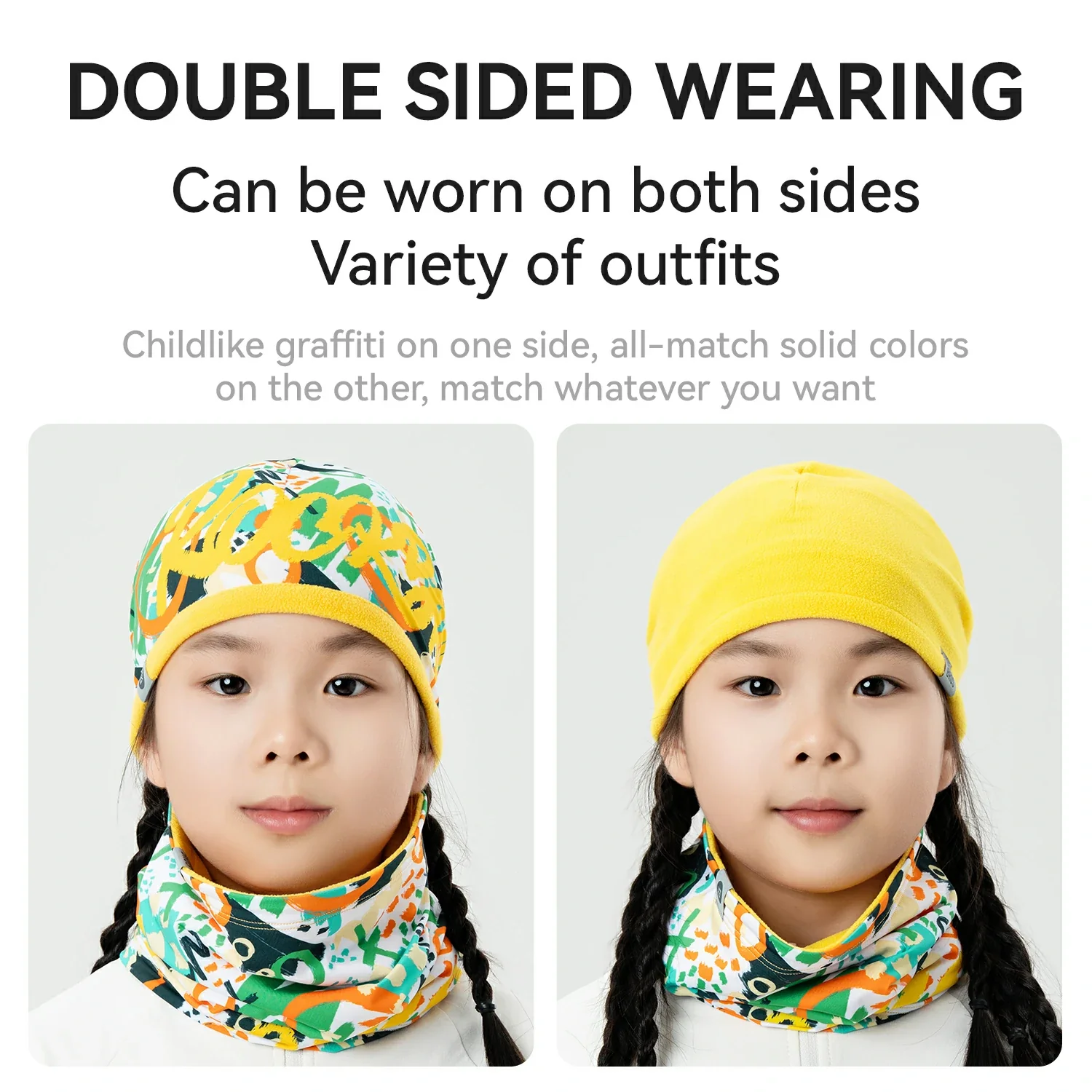 Kids Winter Fleece Beanie for Helmet Use - Image 15