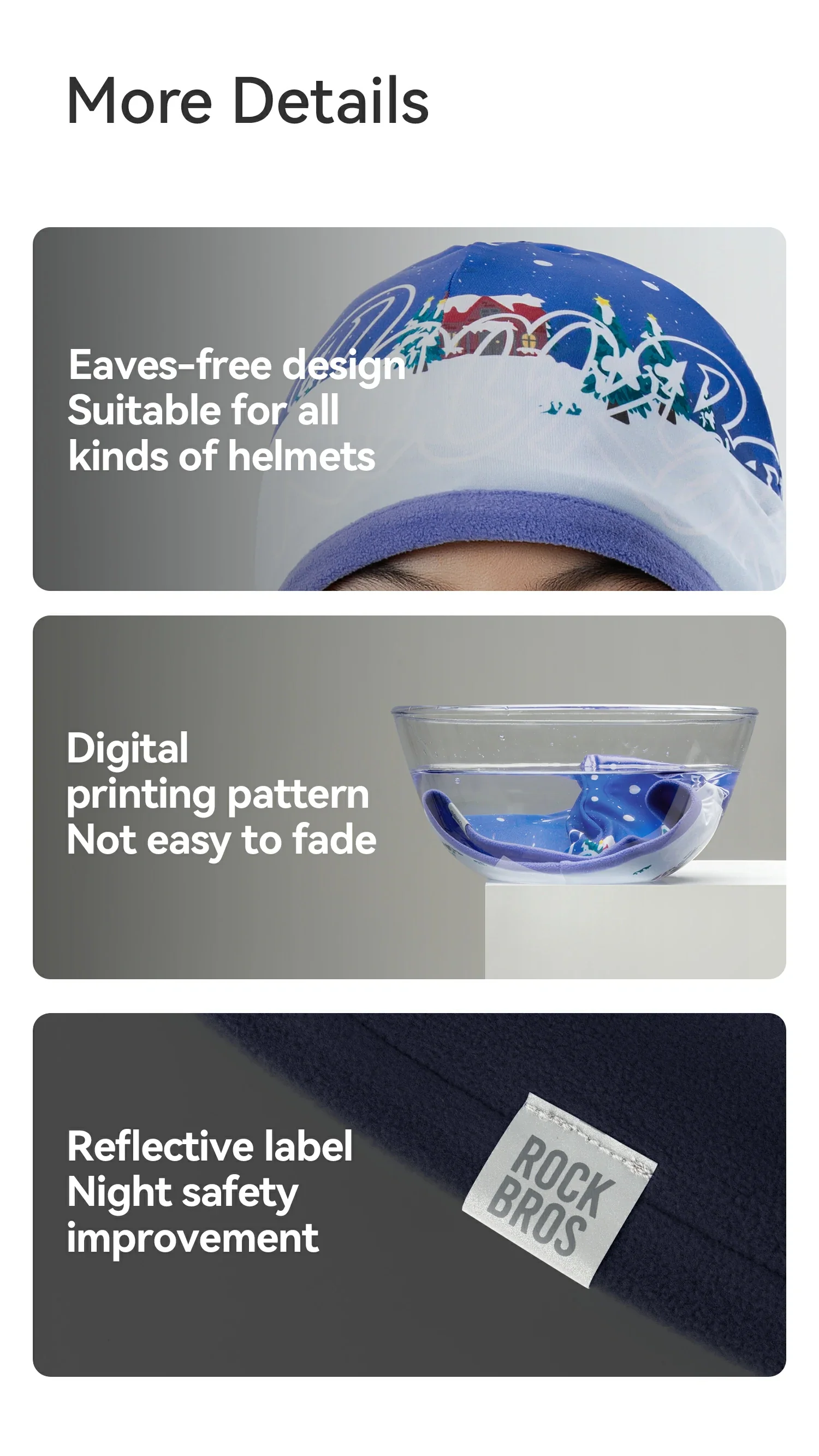 Kids Winter Fleece Beanie for Helmet Use - Image 5