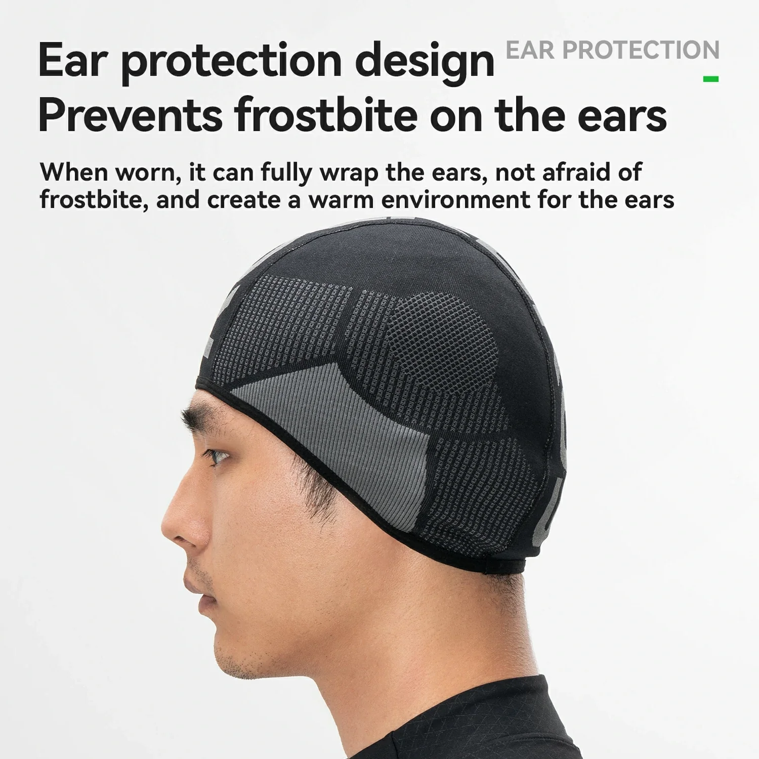 Knitted Cycling Cap for Under-Helmet Use Lightweight - Image 4