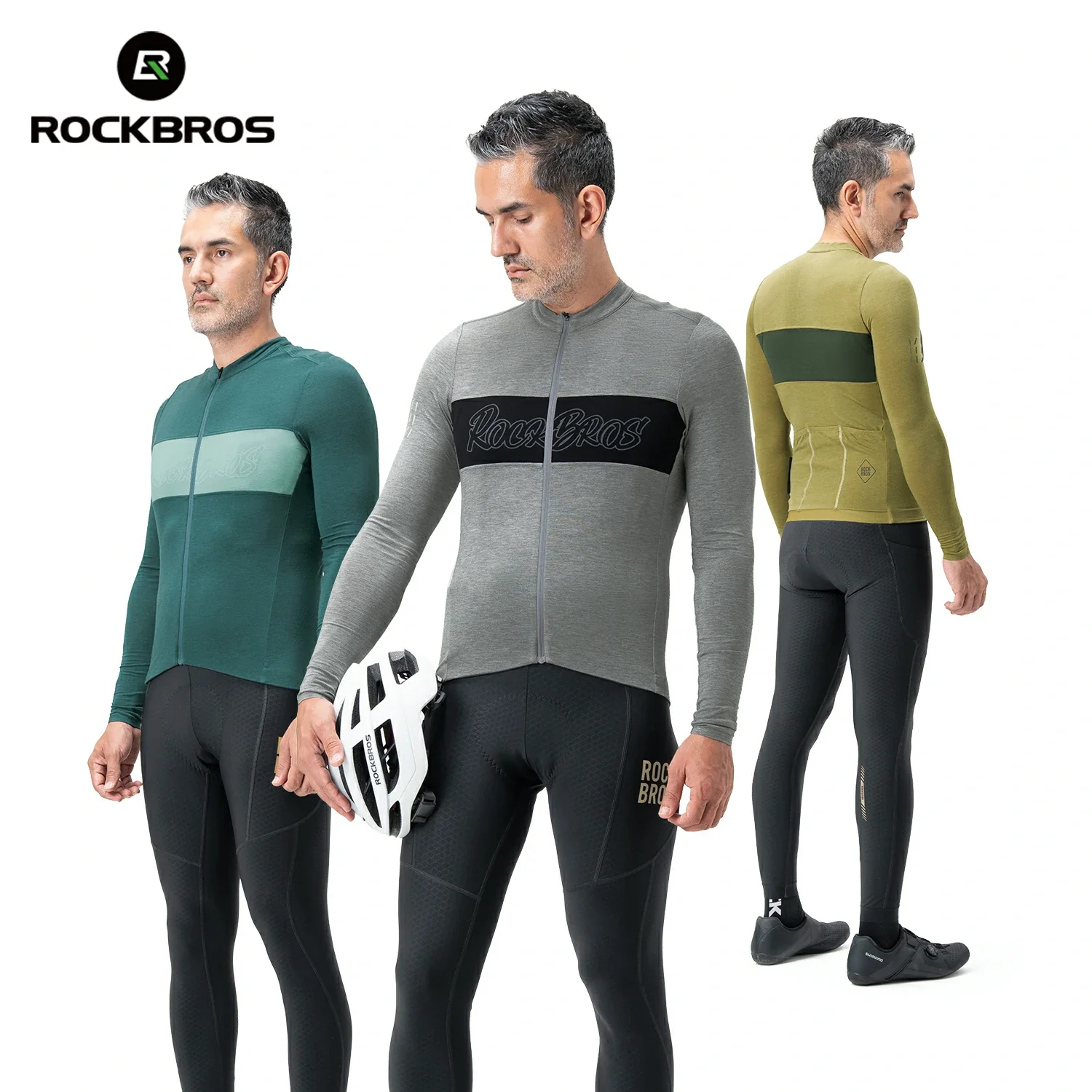 Men‘s Tencel Wool Cycling Jersey Breathable - Image 14