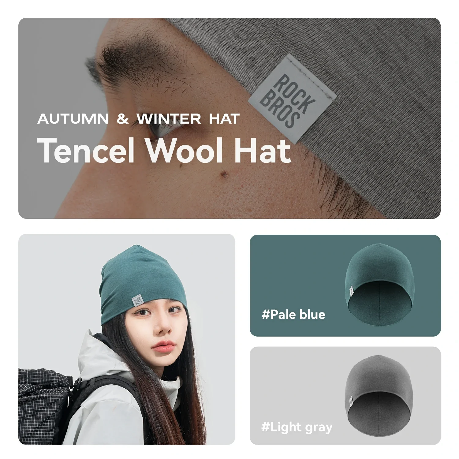 Merino Wool Warm Winter Hat Watch Cap for Men Women - Image 19