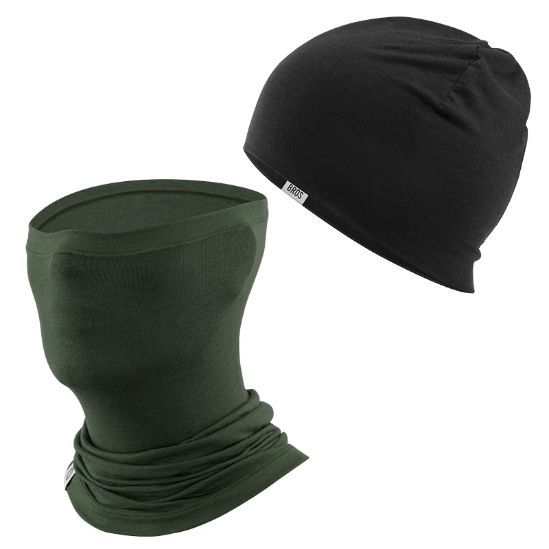 Winter Cap and Face Mask Set Merino Wool Thermal - Image 12