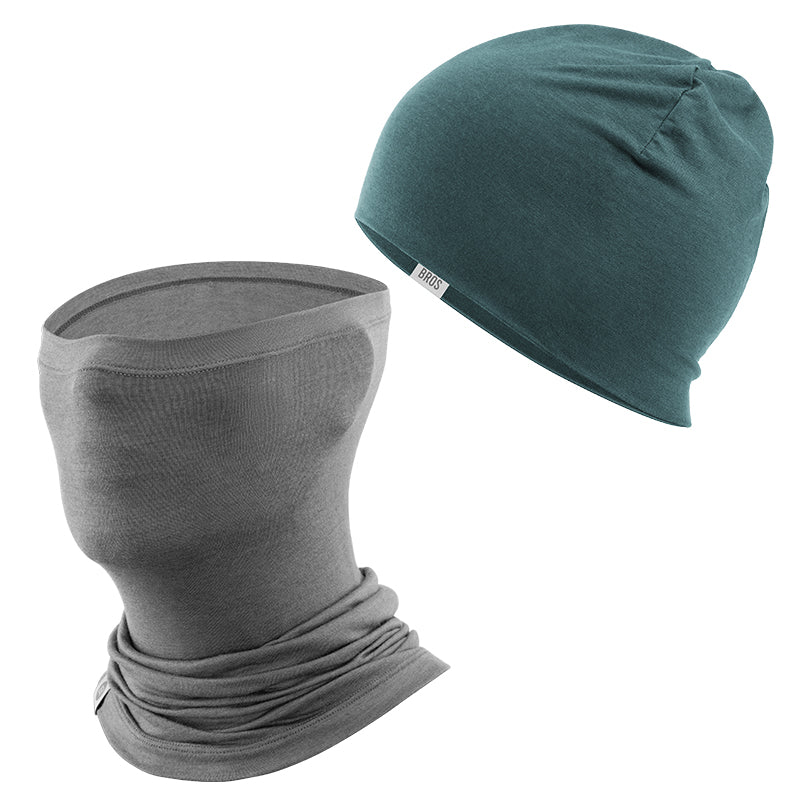 Winter Cap and Face Mask Set Merino Wool Thermal - Image 14