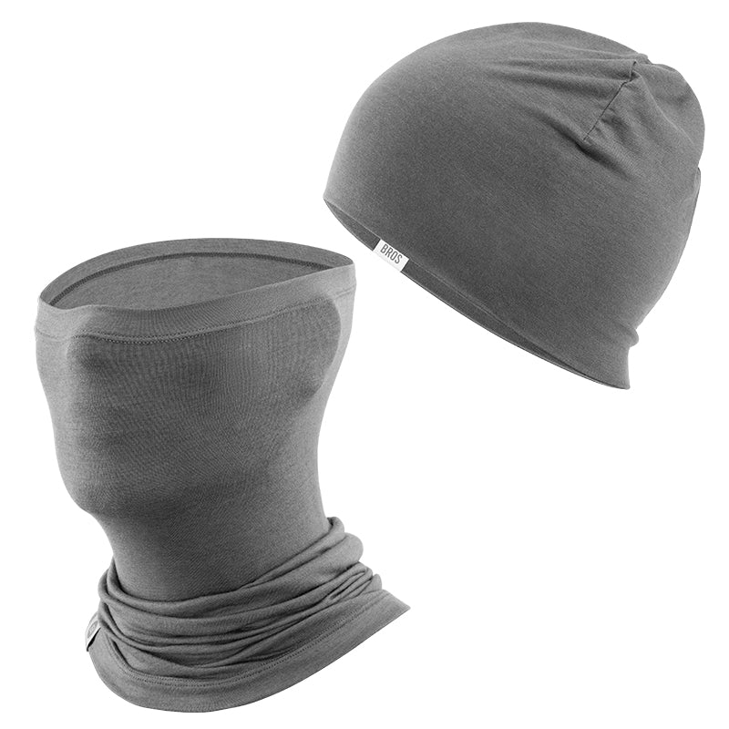 Winter Cap and Face Mask Set Merino Wool Thermal - Image 15