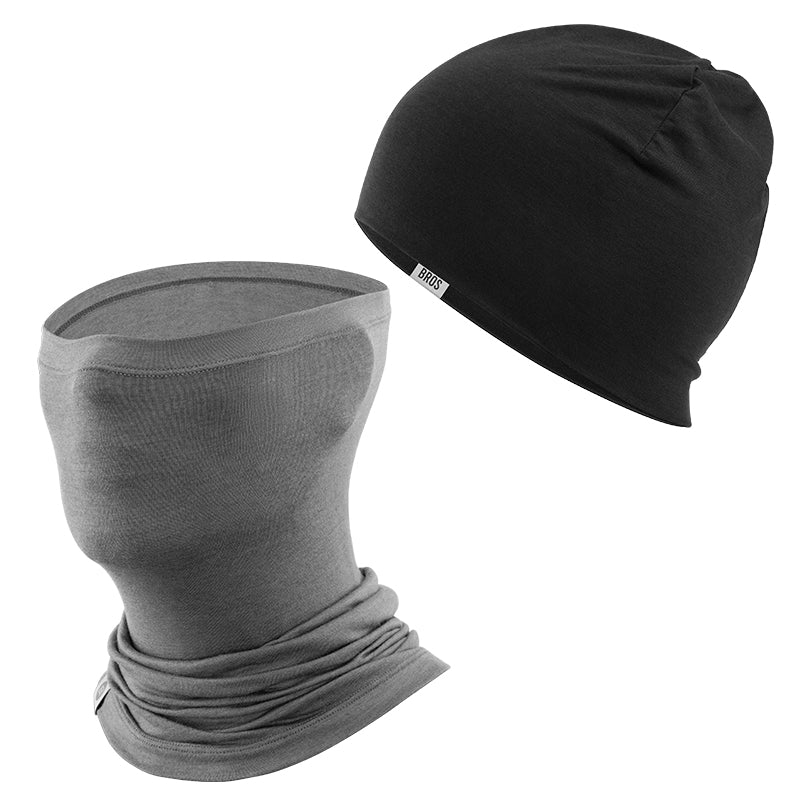 Winter Cap and Face Mask Set Merino Wool Thermal - Image 16