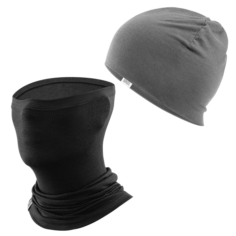 Winter Cap and Face Mask Set Merino Wool Thermal - Image 3