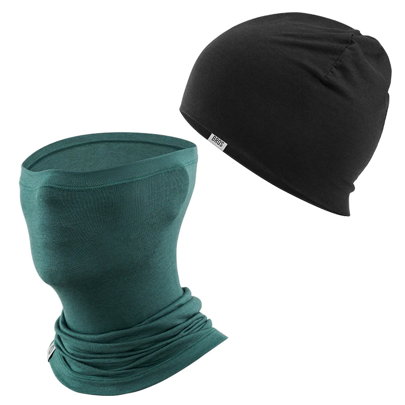 Winter Cap and Face Mask Set Merino Wool Thermal - Image 8