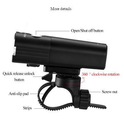 Professional Bike Front Light-800 Lumen - Image 2