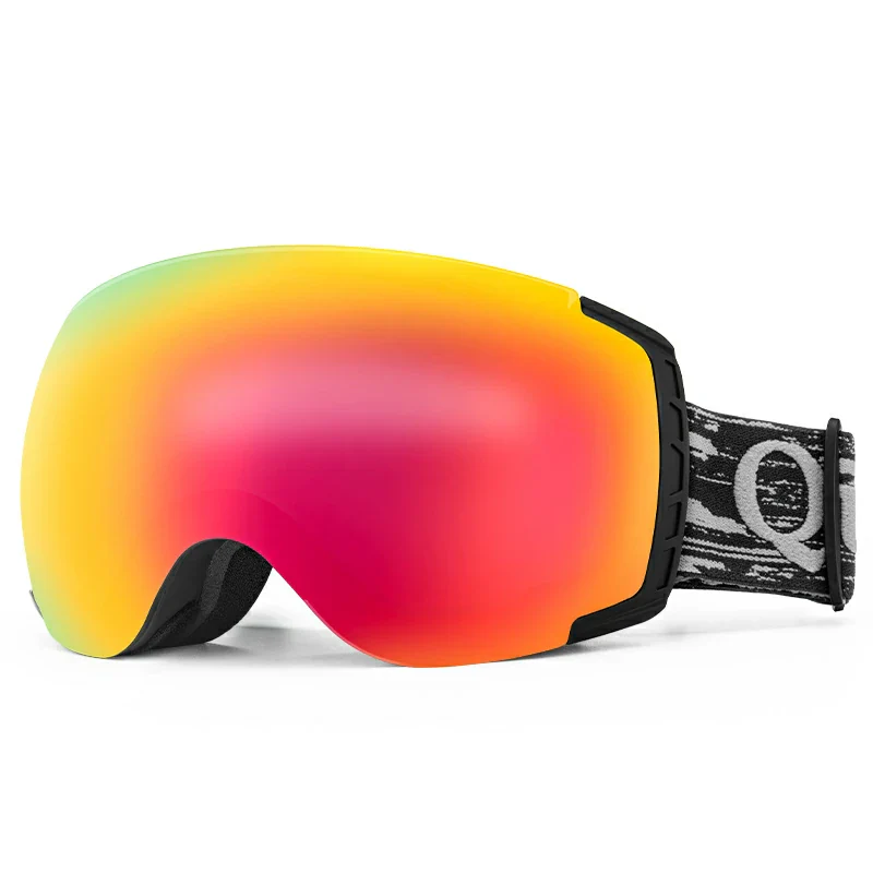Qunature Anti-Fog Ski Goggles UV400 Protection Double-Layer Lenses for Clear View - Image 2