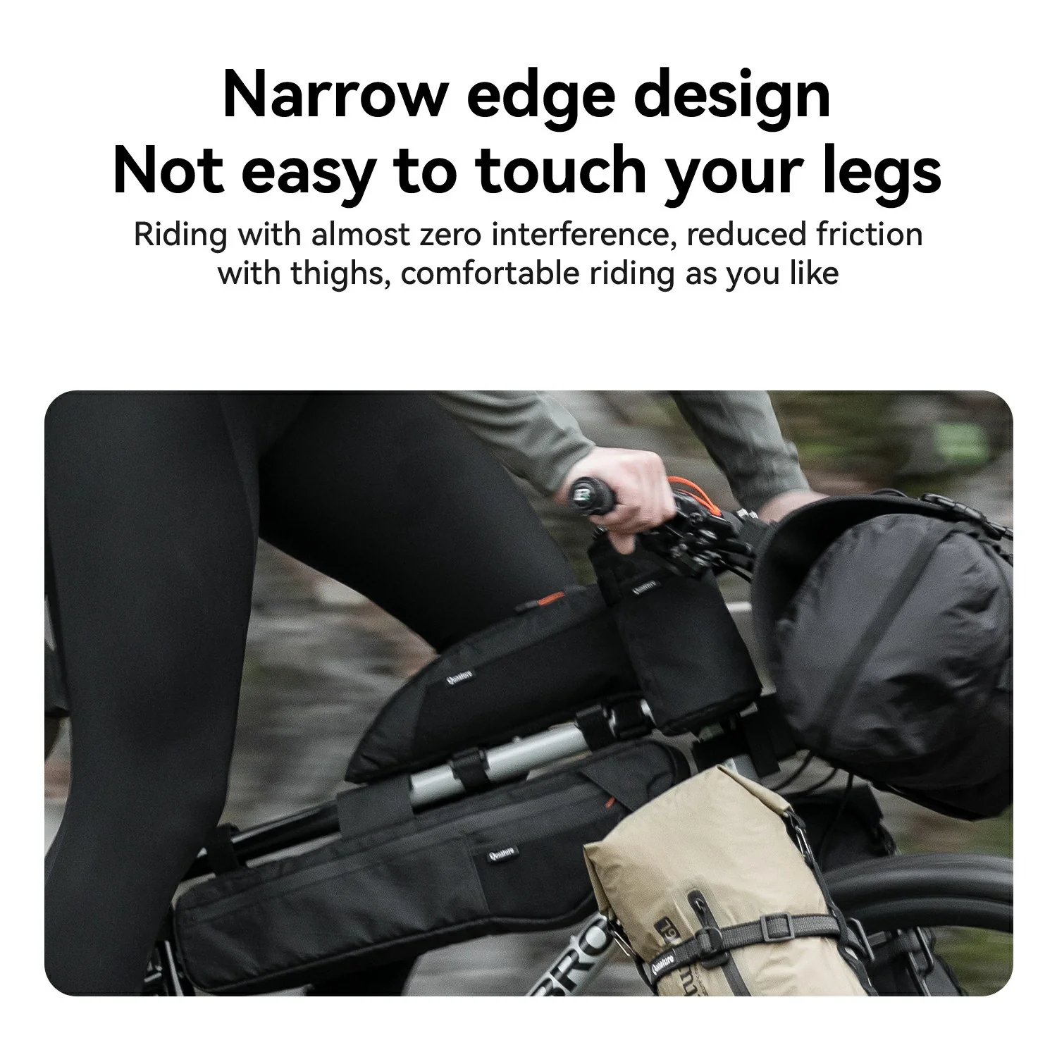 Qunature Bikepacking Frame Bag Top Tube Bag For Gravel Bike - Image 10