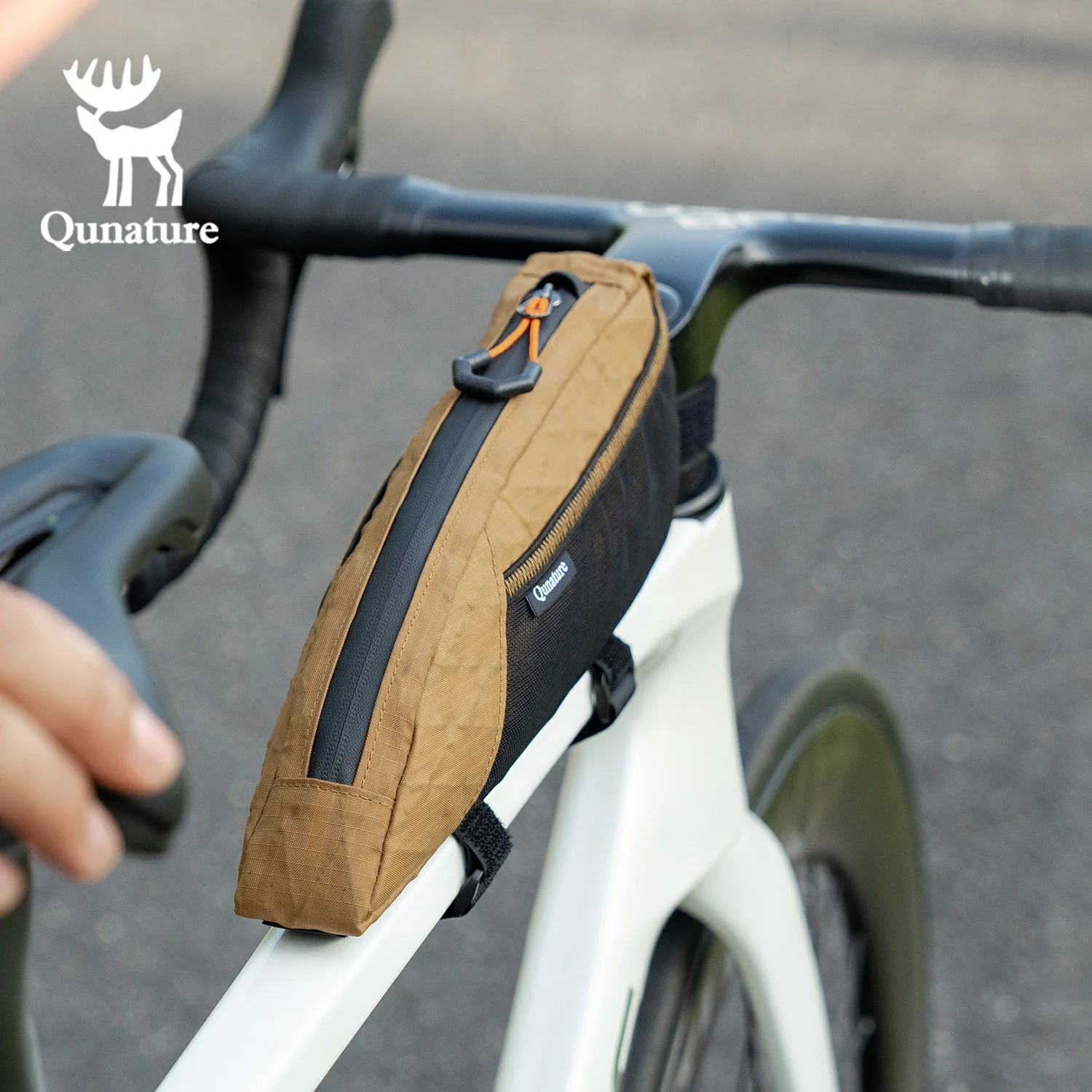 Qunature Bikepacking Frame Bag Top Tube Bag For Gravel Bike - Image 2