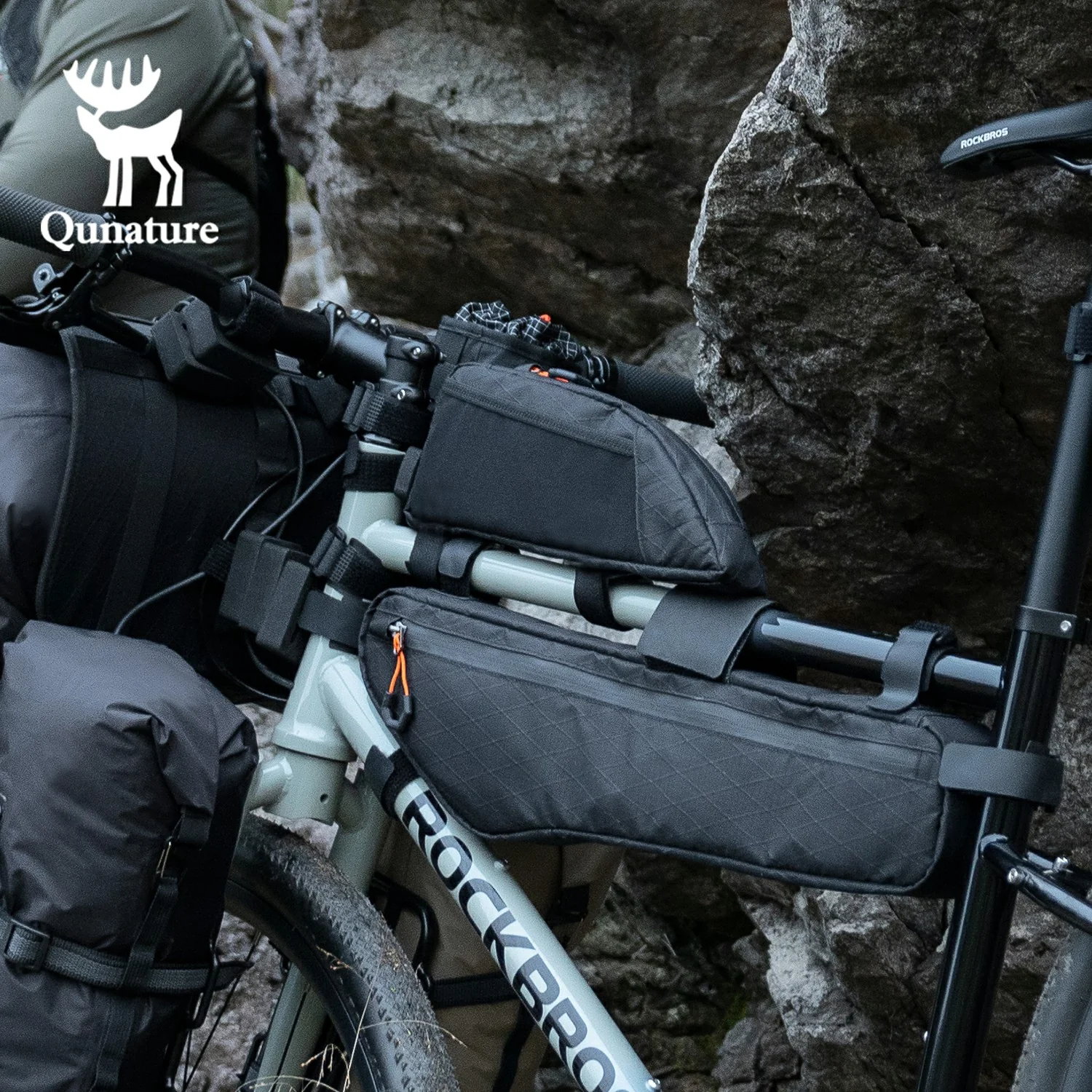Qunature Bikepacking Frame Bag Top Tube Bag For Gravel Bike - Image 5