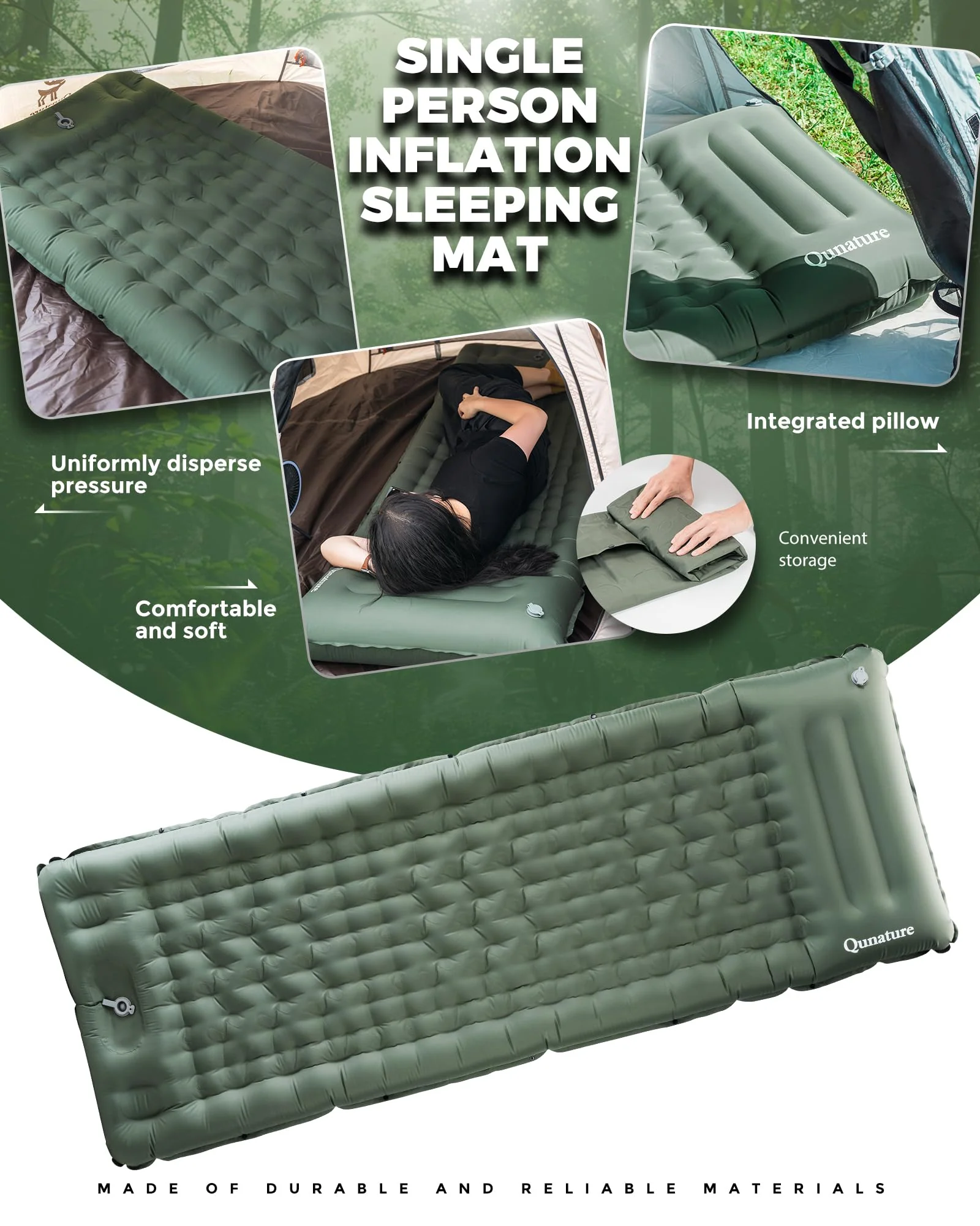 Qunature Camping Mattress Sleeping Pad for Outdoor Camping Ultra-light - Image 11