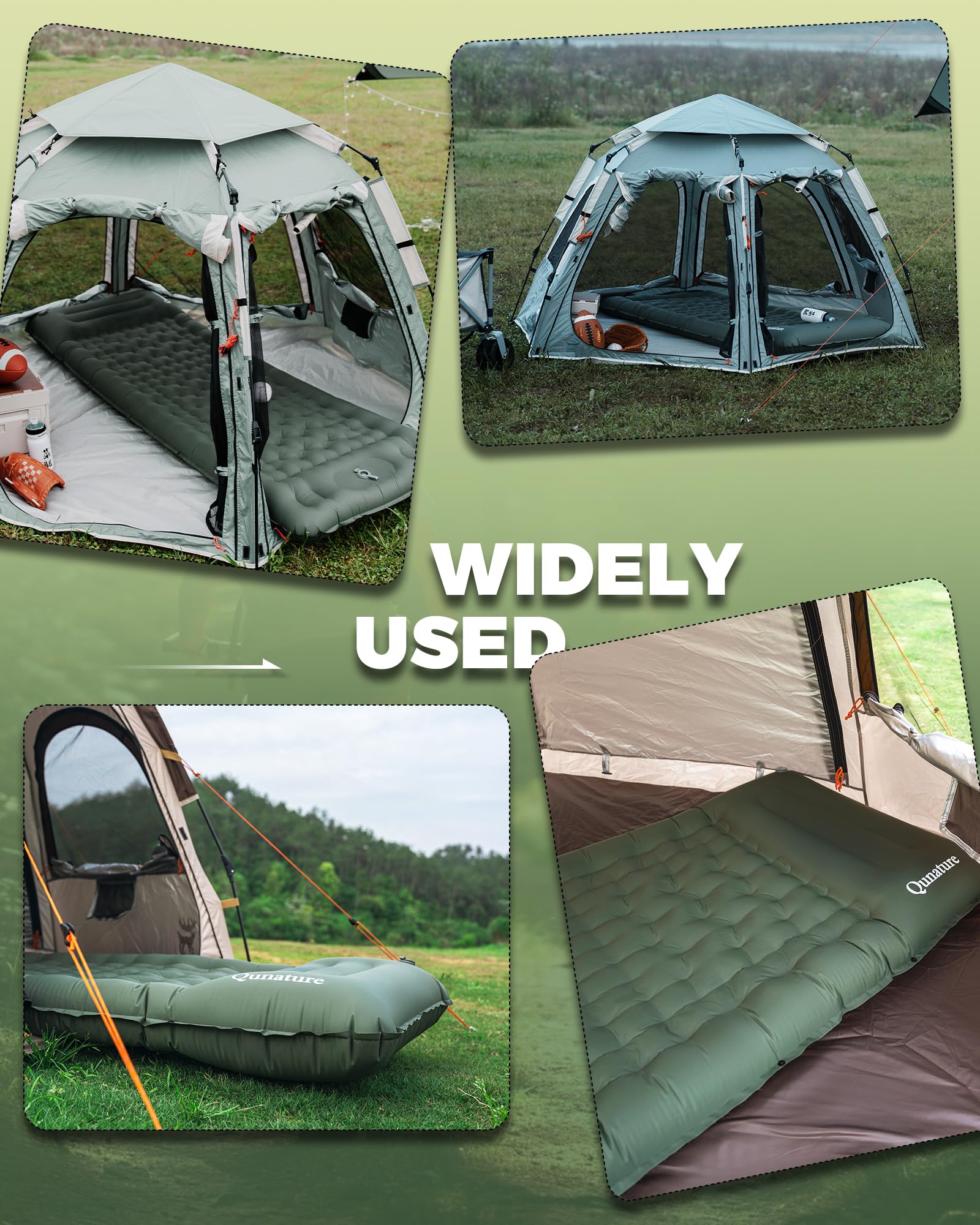 Qunature Camping Mattress Sleeping Pad for Outdoor Camping Ultra-light - Image 14