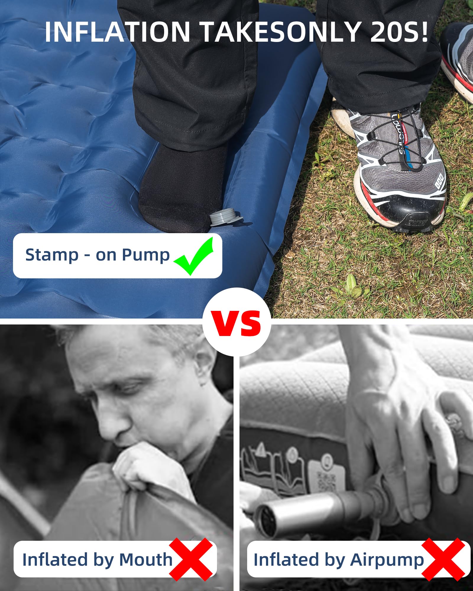 Qunature Camping Mattress Sleeping Pad for Outdoor Camping Ultra-light - Image 6