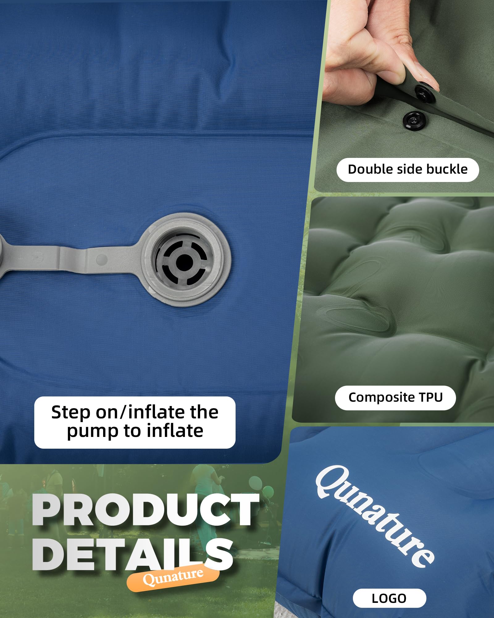 Qunature Camping Mattress Sleeping Pad for Outdoor Camping Ultra-light - Image 7
