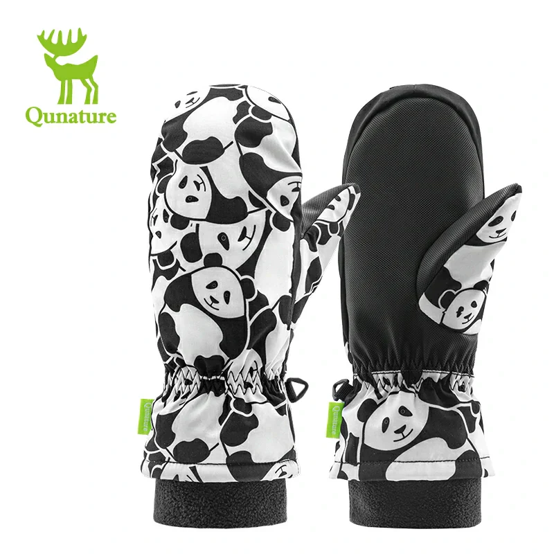 Qunature Children's Warm Ski Gloves Windproof Waterproof Insulated - Image 3