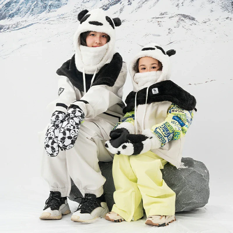 Qunature Children's Warm Ski Gloves Windproof Waterproof Insulated - Image 7