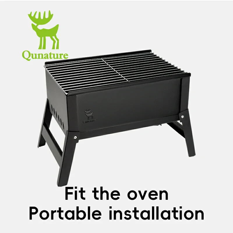 Qunature Durable Iron Chrome BBQ Grill Net with Rounded Corners for Easy Use - Image 13