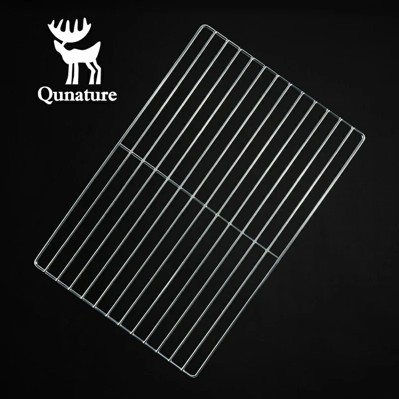 Qunature Durable Iron Chrome BBQ Grill Net with Rounded Corners for Easy Use - Image 8
