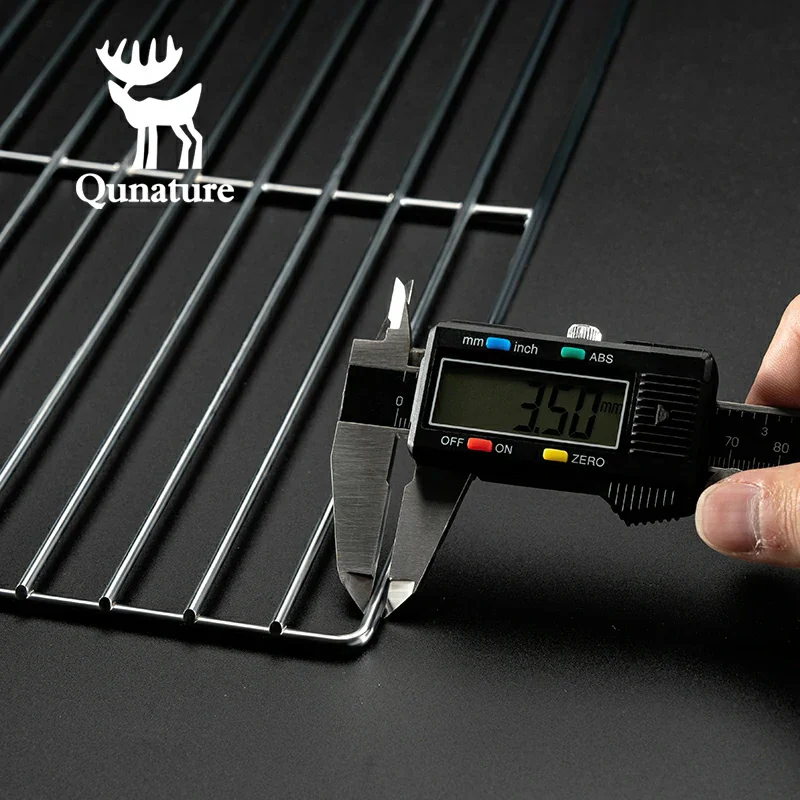 Qunature Durable Iron Chrome BBQ Grill Net with Rounded Corners for Easy Use - Image 9