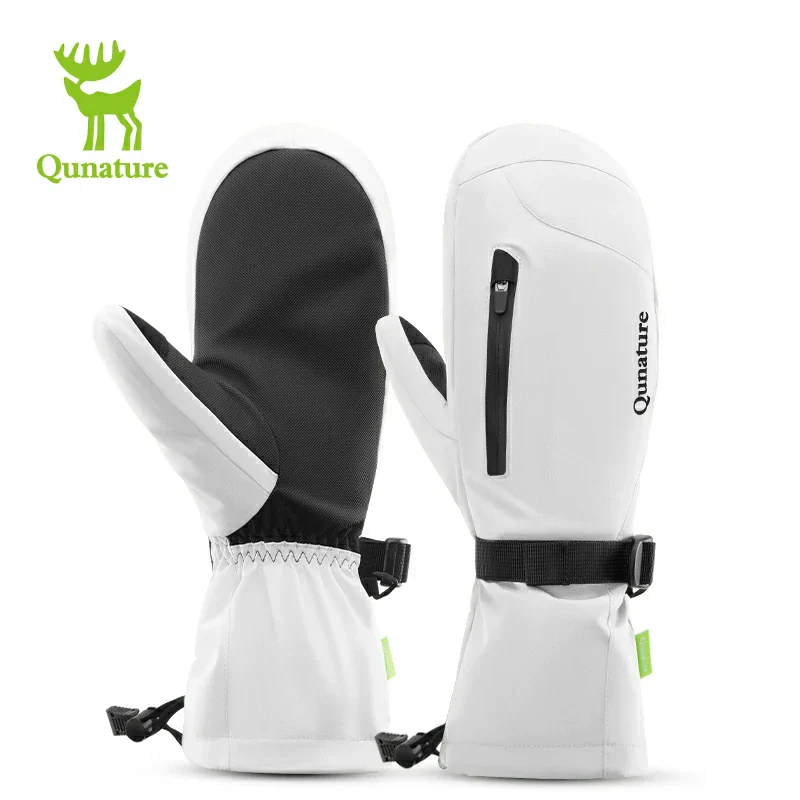 Qunature Full-Palm Ski Gloves Windproof Touchscreen Enhanced Grip - Image 2