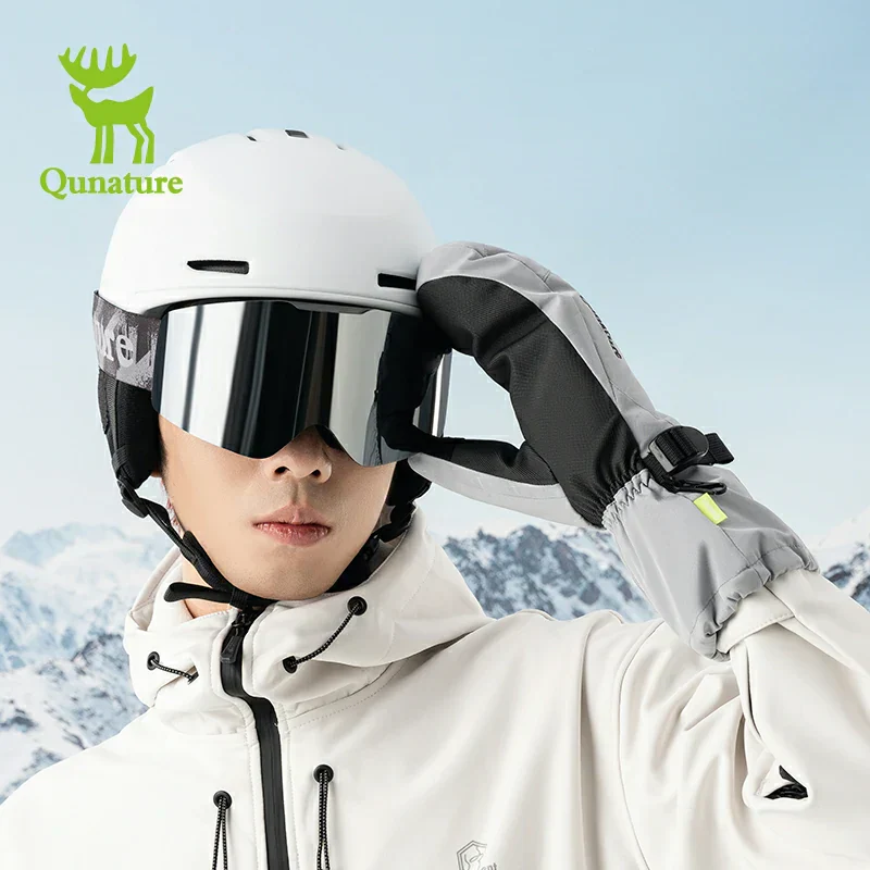 Qunature Full-Palm Ski Gloves Windproof Touchscreen Enhanced Grip - Image 6