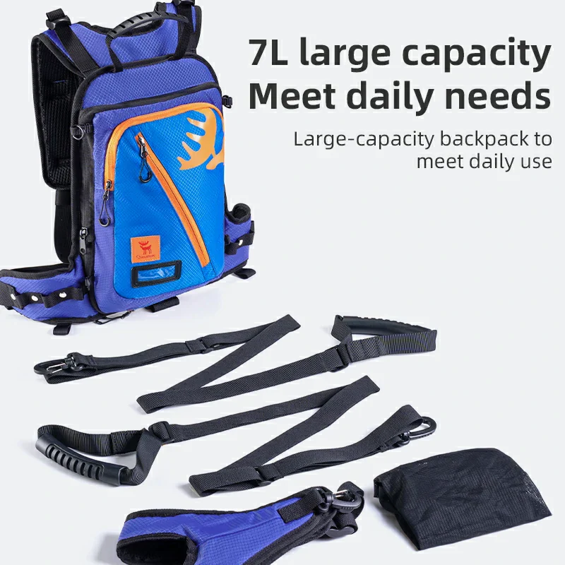 Qunature Kids’ Ski Training Backpack With Traction Rope-H53 - Image 4