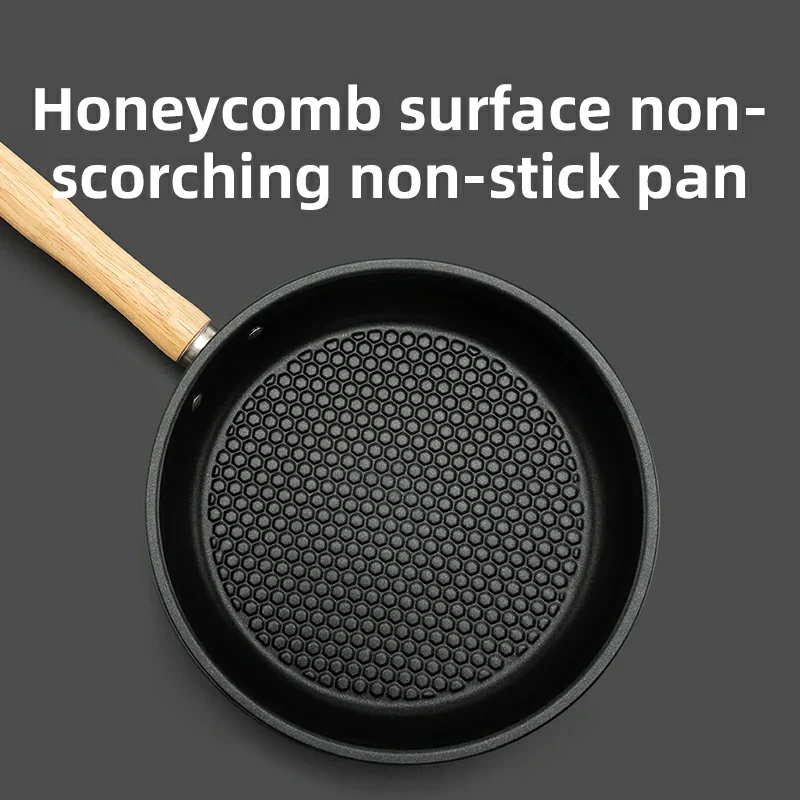 Qunature Non-Stick Stainless Steel Frying Pan with Detachable Handle - Image 4