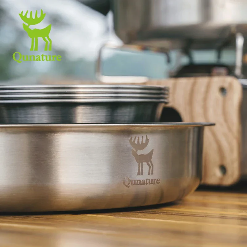 Qunature Non-Stick Stainless Steel Frying Pan with Detachable Handle - Image 6