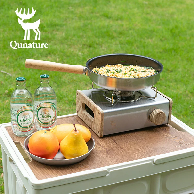 Qunature Non-Stick Stainless Steel Frying Pan with Detachable Handle - Image 8