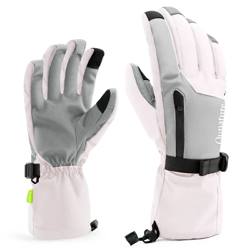 Qunature Ski Gloves  Multi-Fabric, Touchscreen, Warmth Lock - Image 3