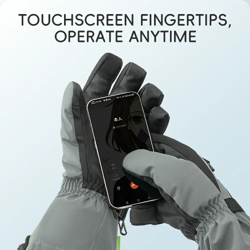 Qunature Ski Gloves  Multi-Fabric, Touchscreen, Warmth Lock - Image 9