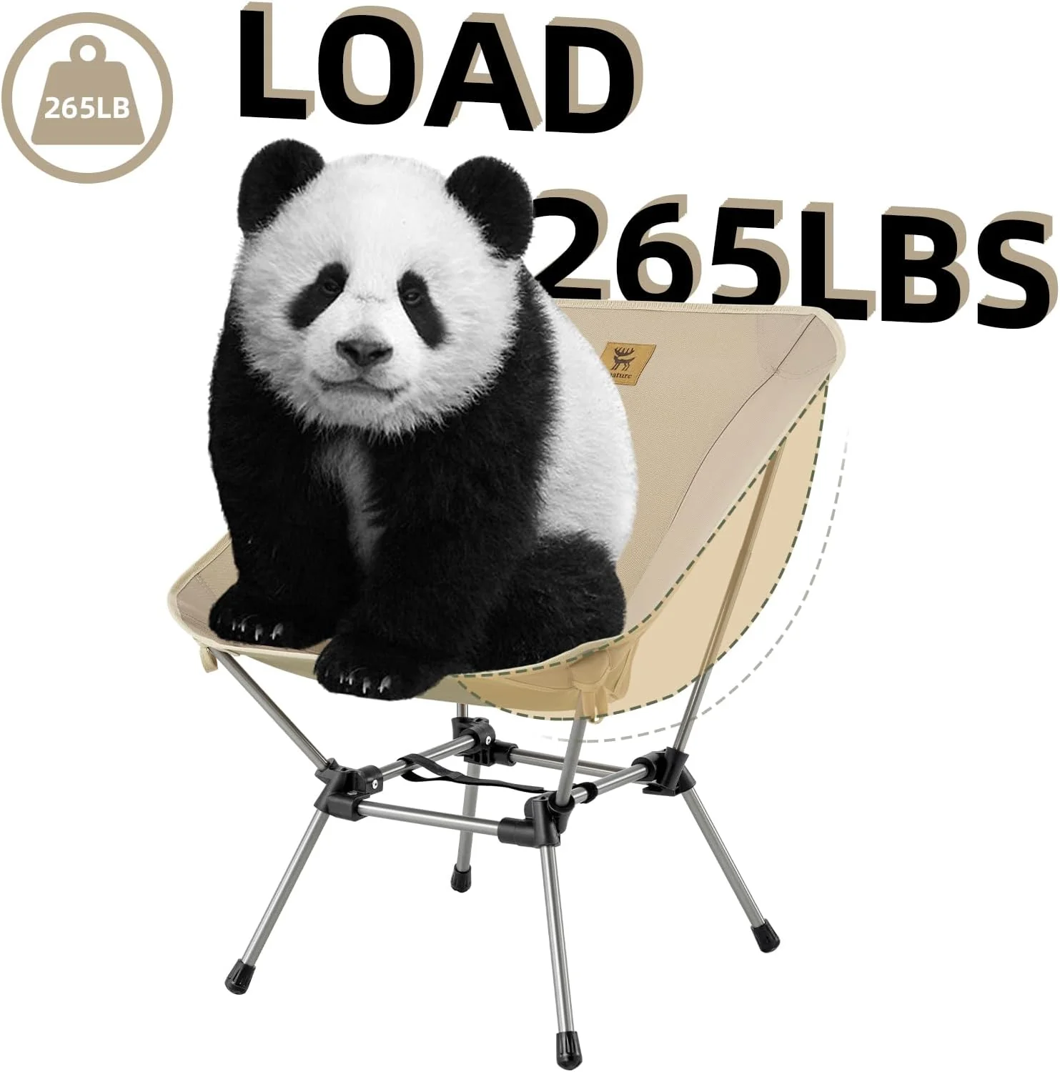Qunature Ultra Lightweight Folding Camp Chair with Storage Bag Supports 260 lbs - Image 14