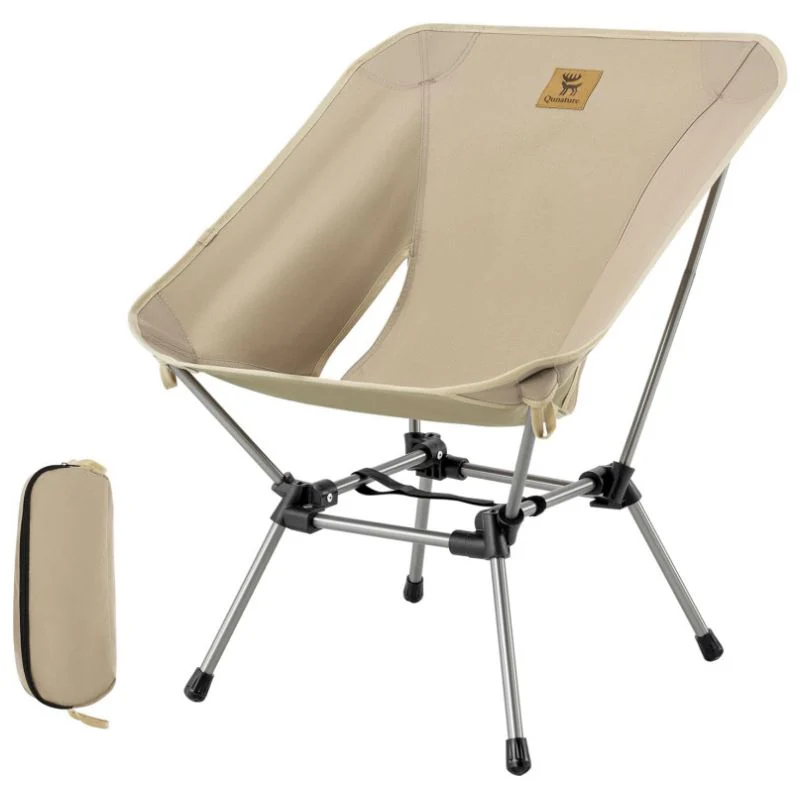 Qunature Ultra Lightweight Folding Camp Chair with Storage Bag Supports 260 lbs - Image 2