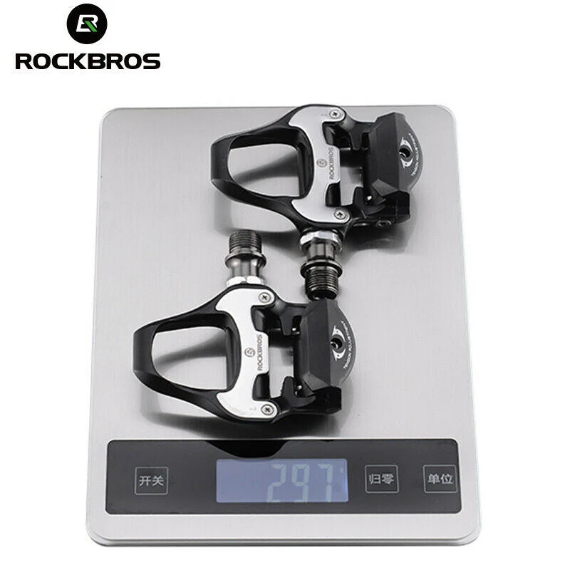 Self-Lock Road Bike Pedals with Shimano SPD-SL/Look KEO Cleat System (Pair) - Image 17