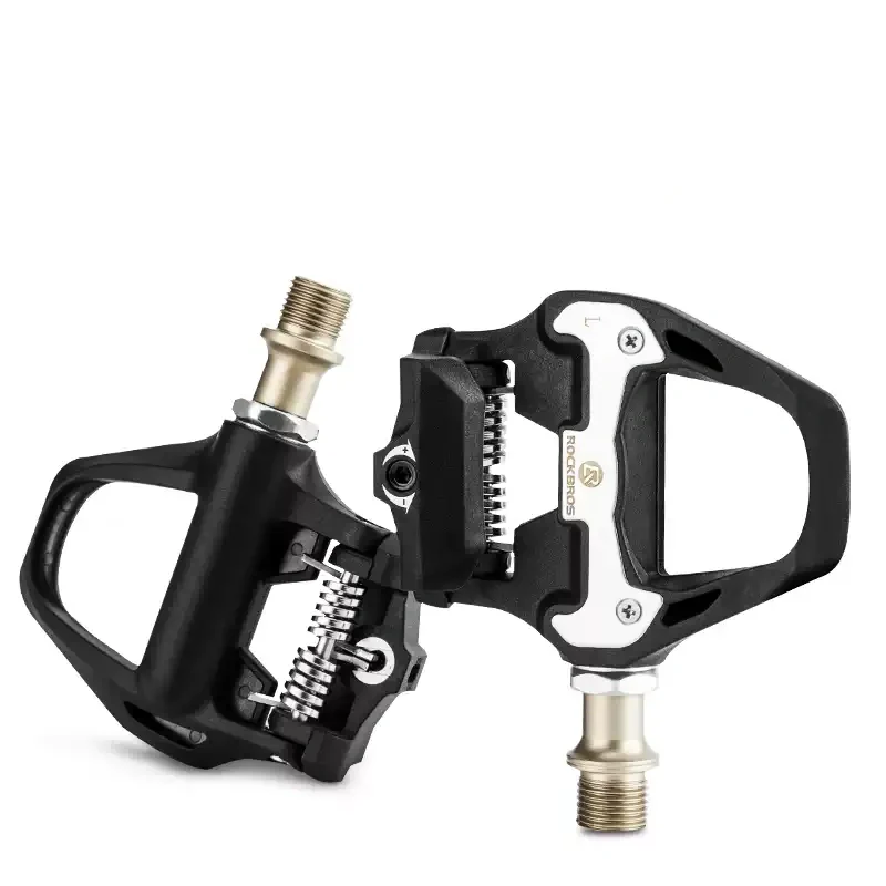 Self-Lock Road Bike Pedals with Shimano SPD-SL/Look KEO Cleat System (Pair) - Image 3