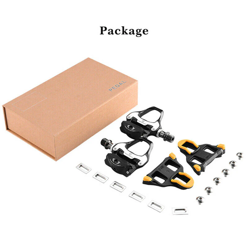 Self-Lock Road Bike Pedals with Shimano SPD-SL/Look KEO Cleat System (Pair) - Image 6