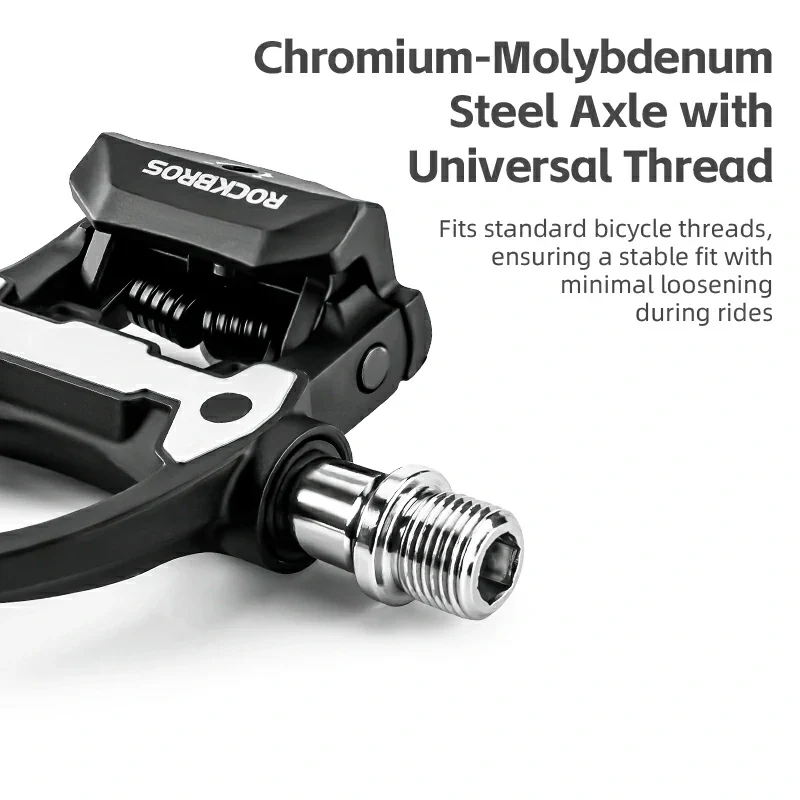 Road MTB Lightweight Clipless Bicycle Pedals 9/16'' with SPD-SL System - Image 3
