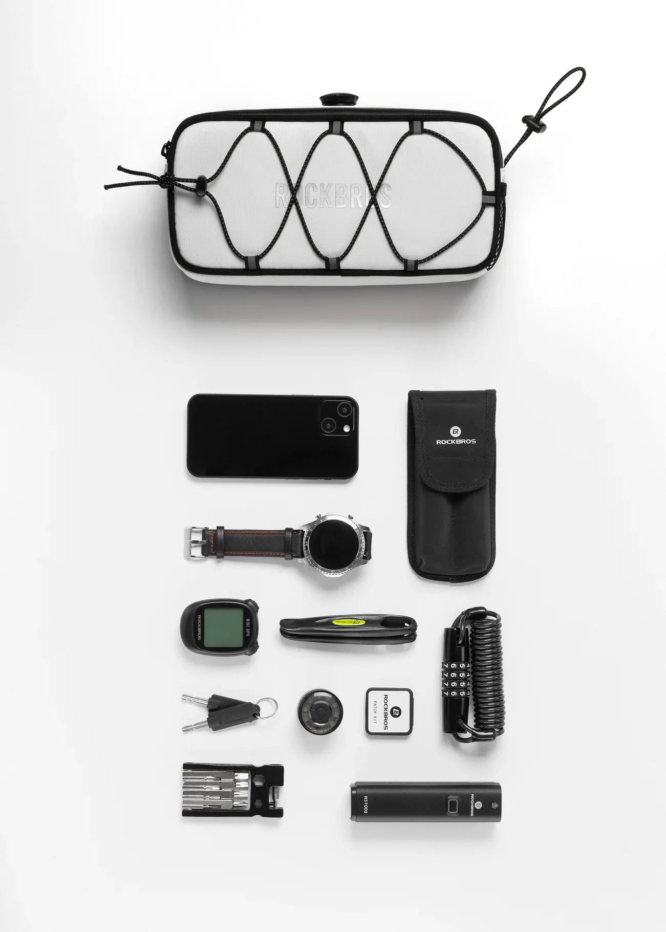 ROCKBROS Square Handlebar Bag-Road to sky - Image 11