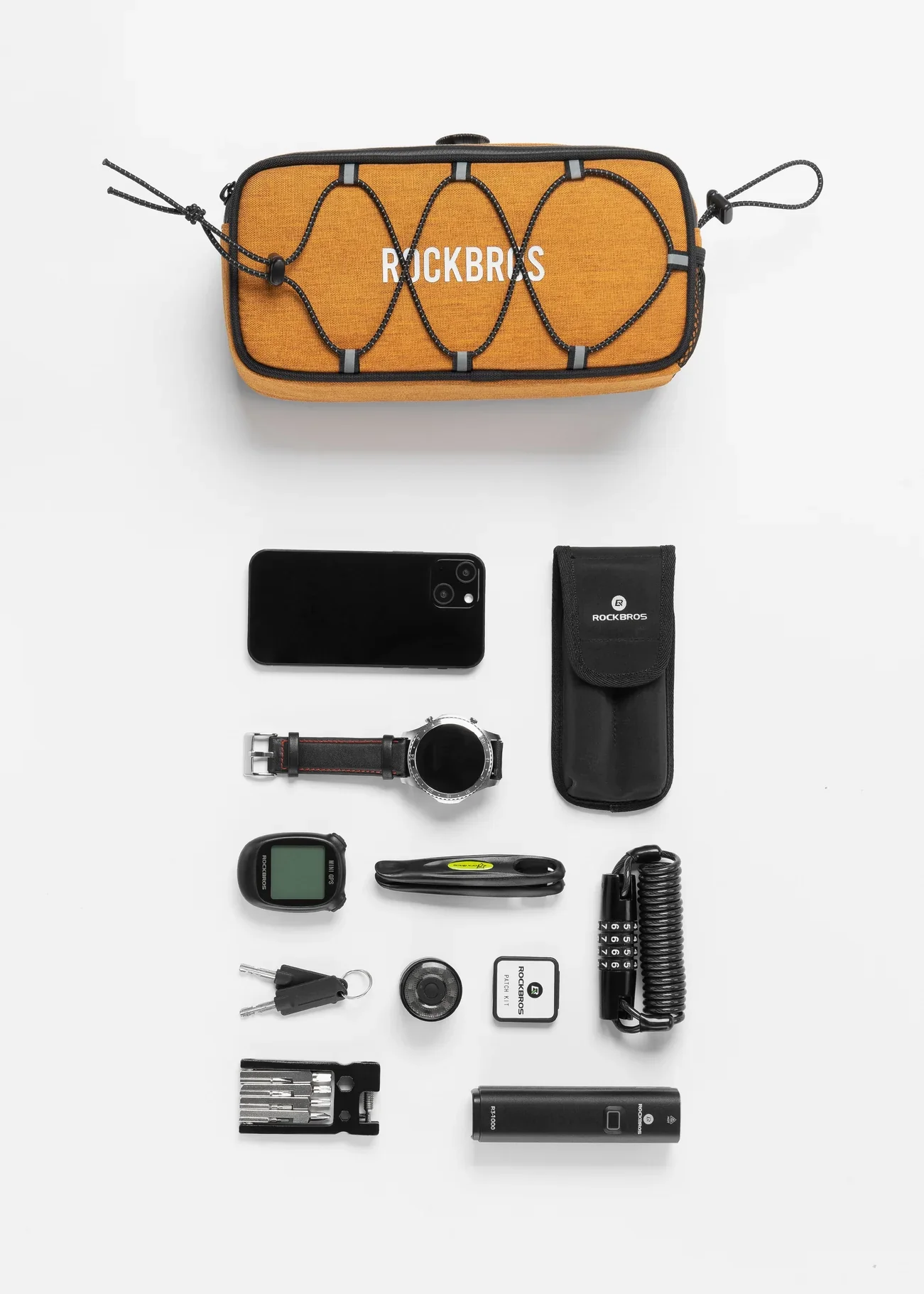 ROCKBROS Square Handlebar Bag-Road to sky - Image 22