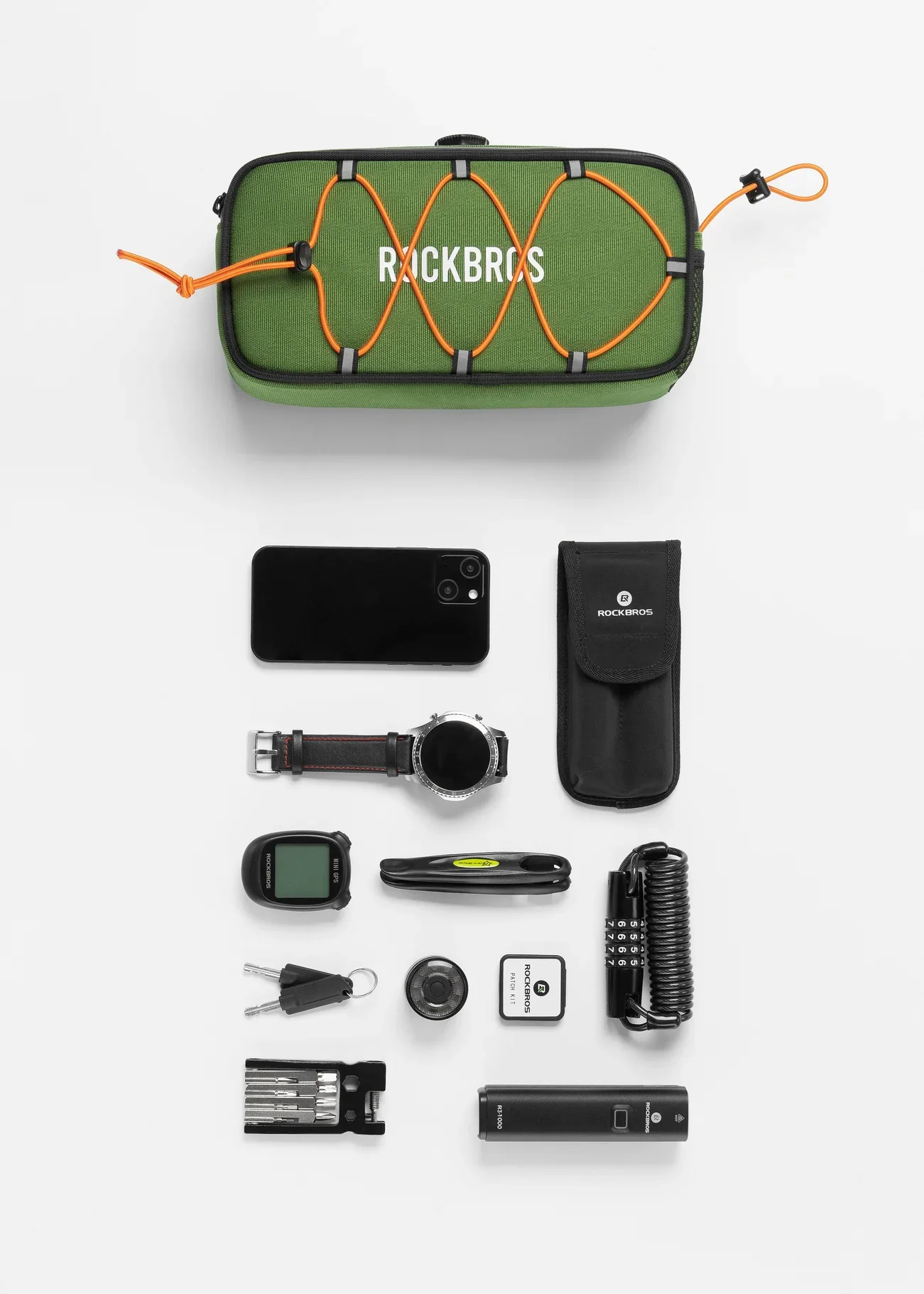 ROCKBROS Square Handlebar Bag-Road to sky - Image 31