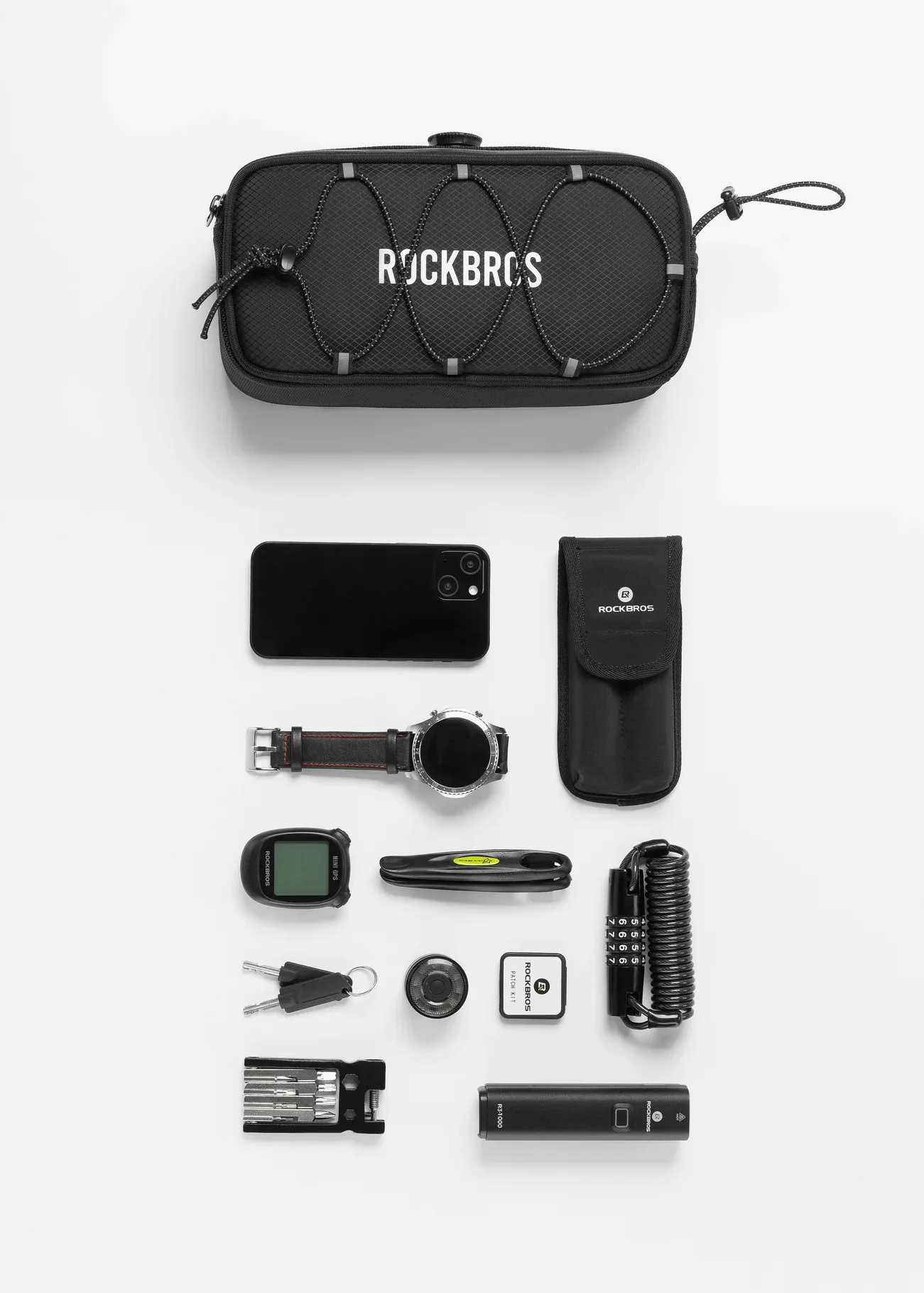 ROCKBROS Square Handlebar Bag-Road to sky - Image 4