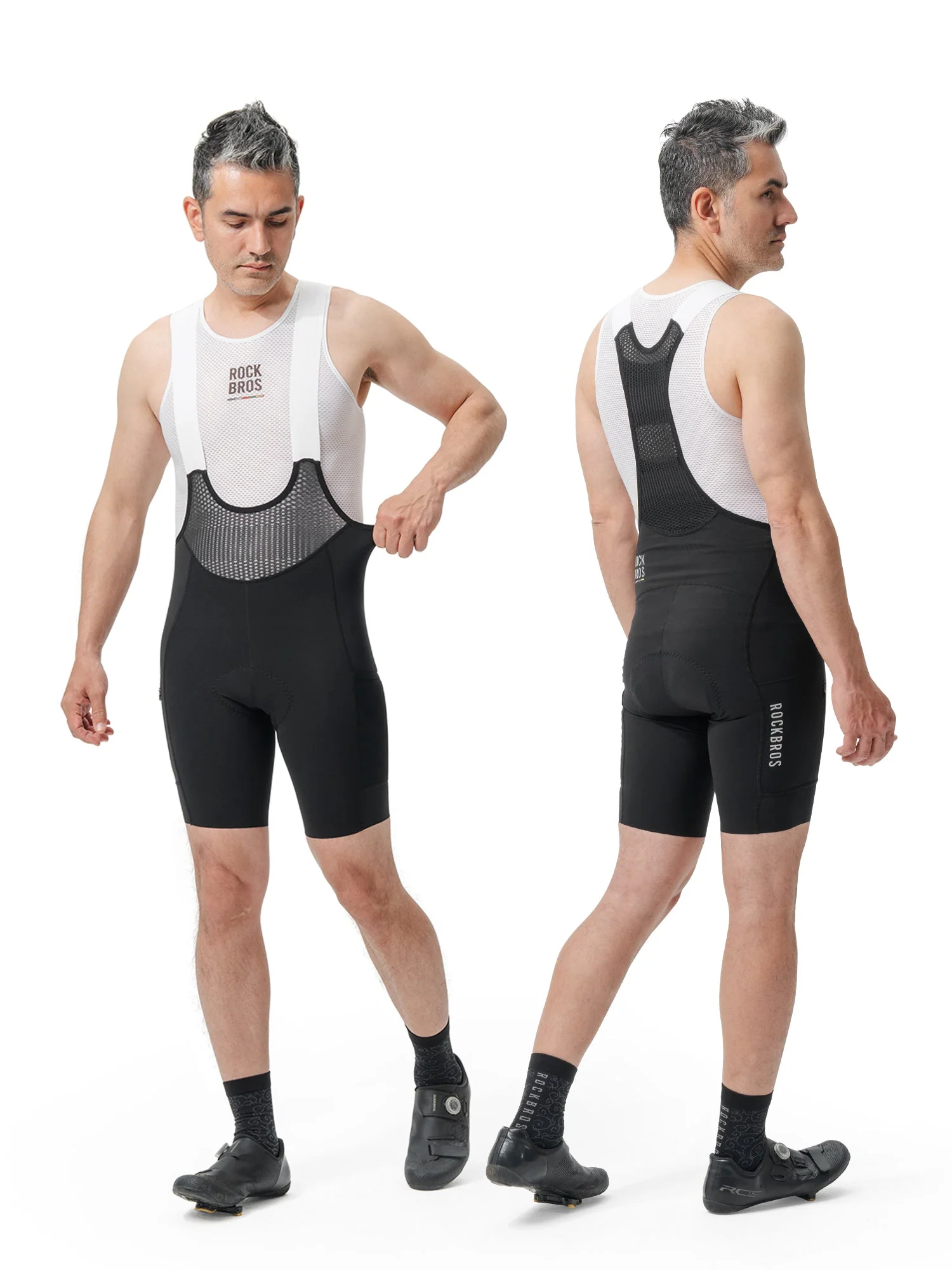 Road to Sky - Elastic Interface® Chamois Men’s Bib Shorts - Image 3