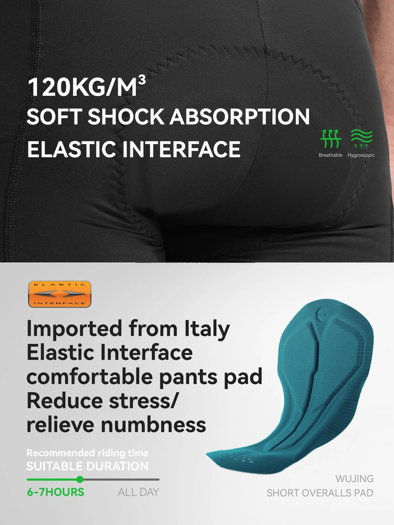 Road to Sky - Elastic Interface® Chamois Men’s Bib Shorts - Image 4