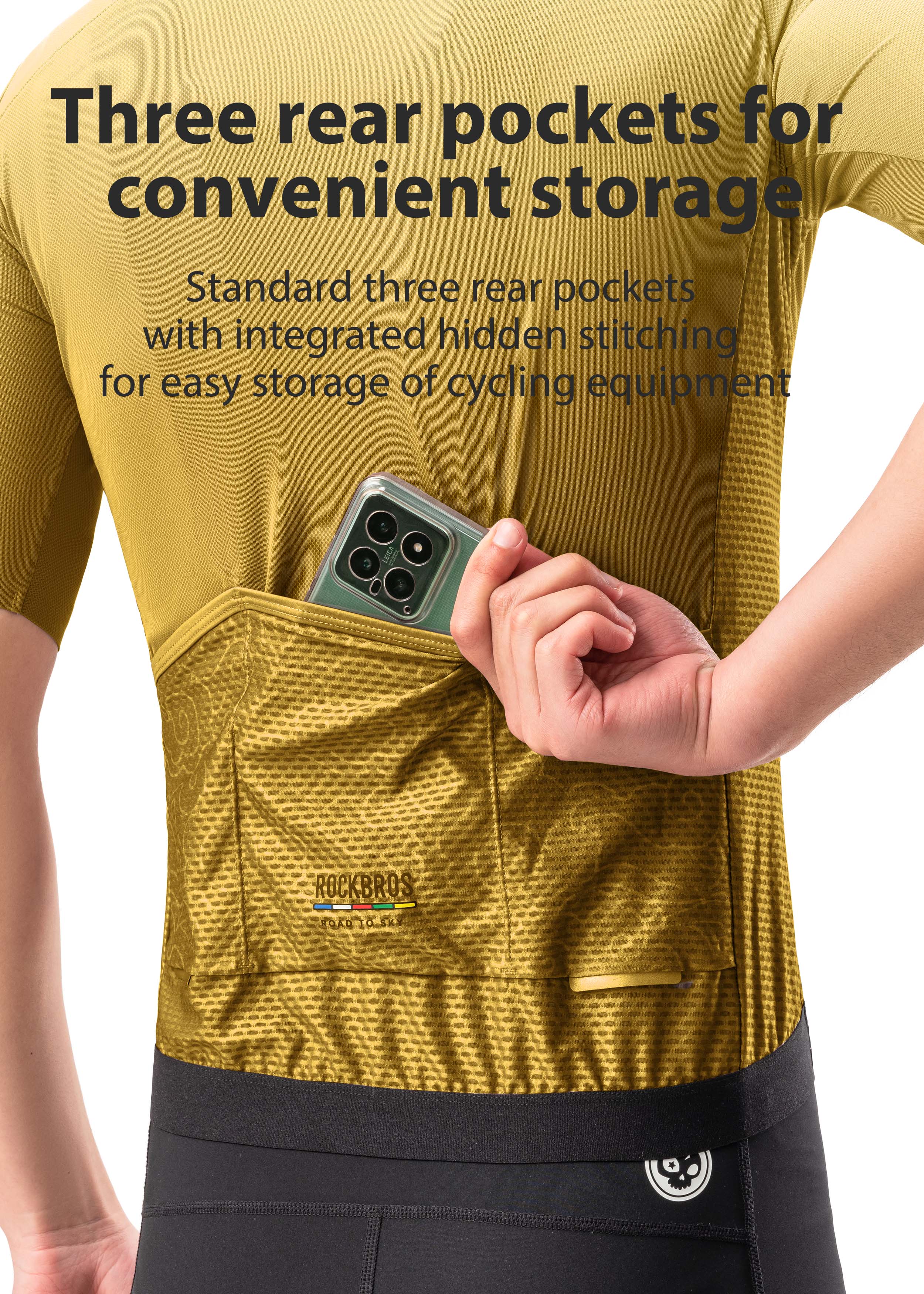 Road to Sky Men's Cycling Short-Sleeved Jersey Pro | ROCKBROS - Image 13