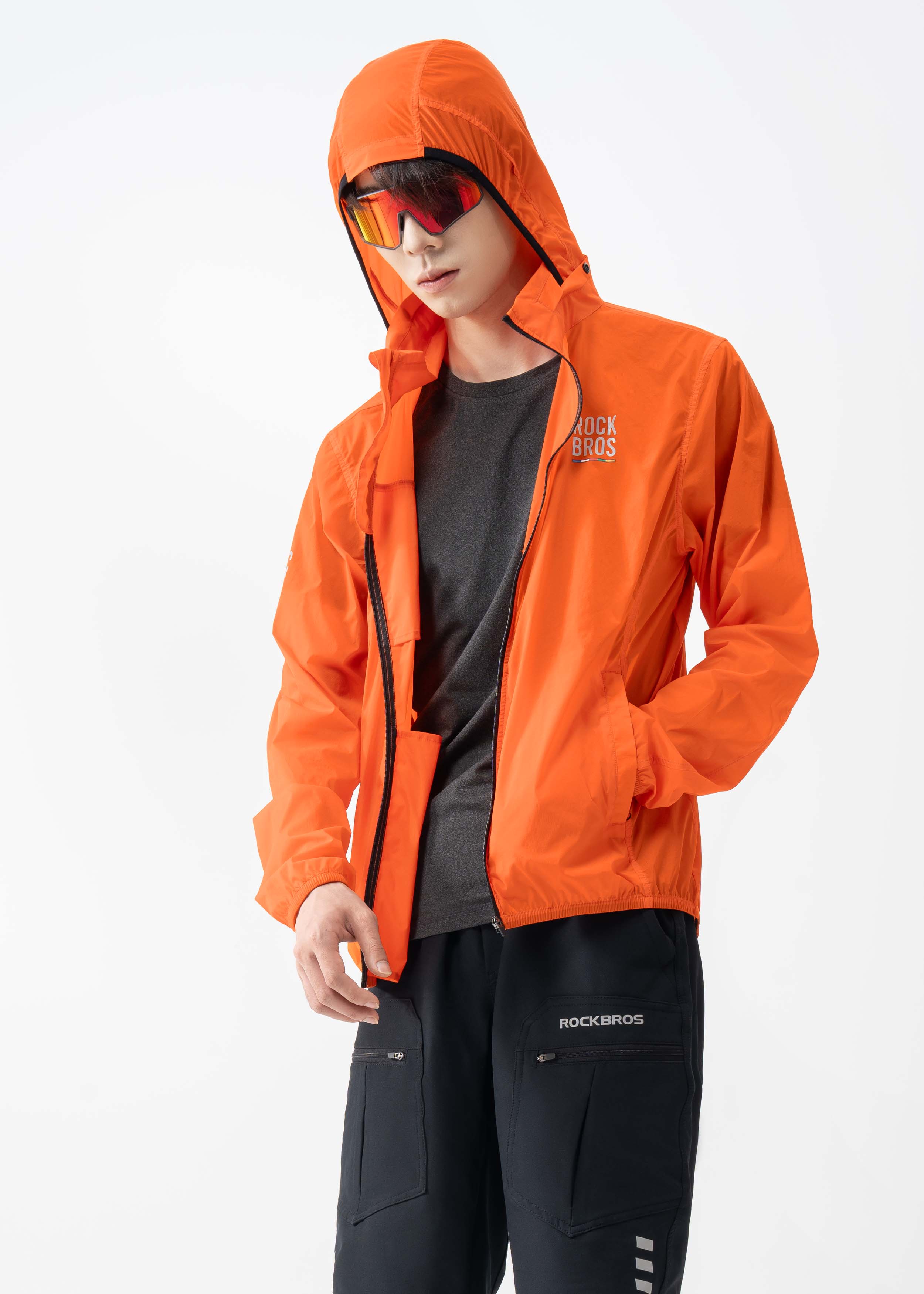 Road to Sky Men's Lightweight Cycling Windbreaker | ROCKBROS - Image 19
