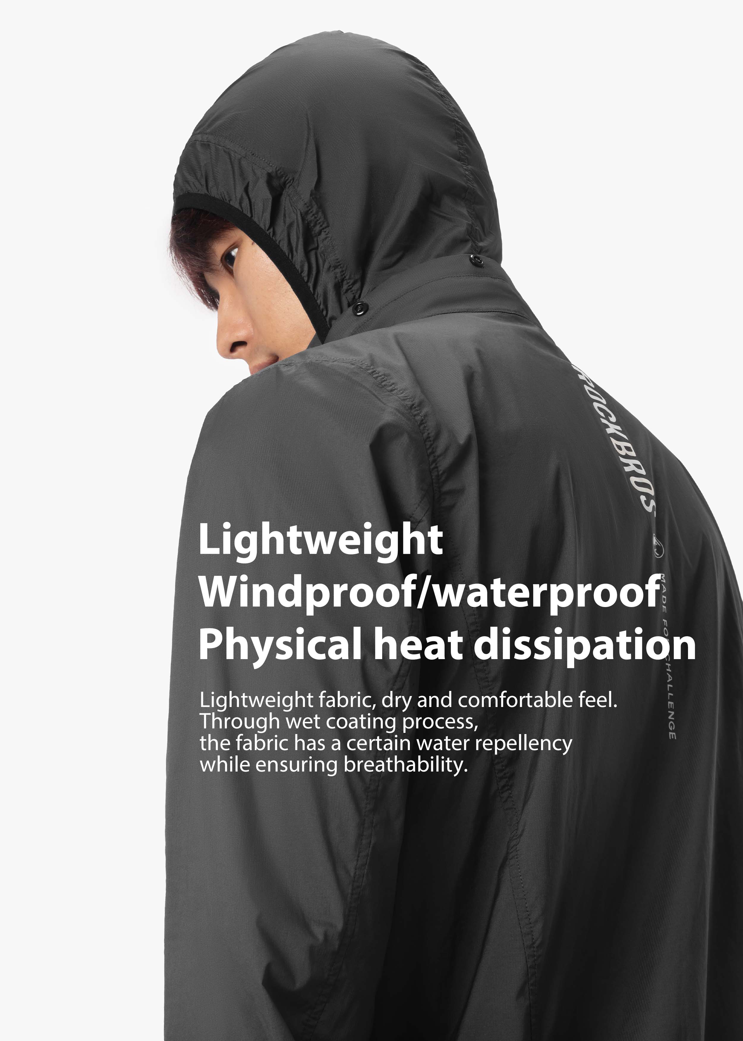 Road to Sky Men's Lightweight Cycling Windbreaker | ROCKBROS - Image 7