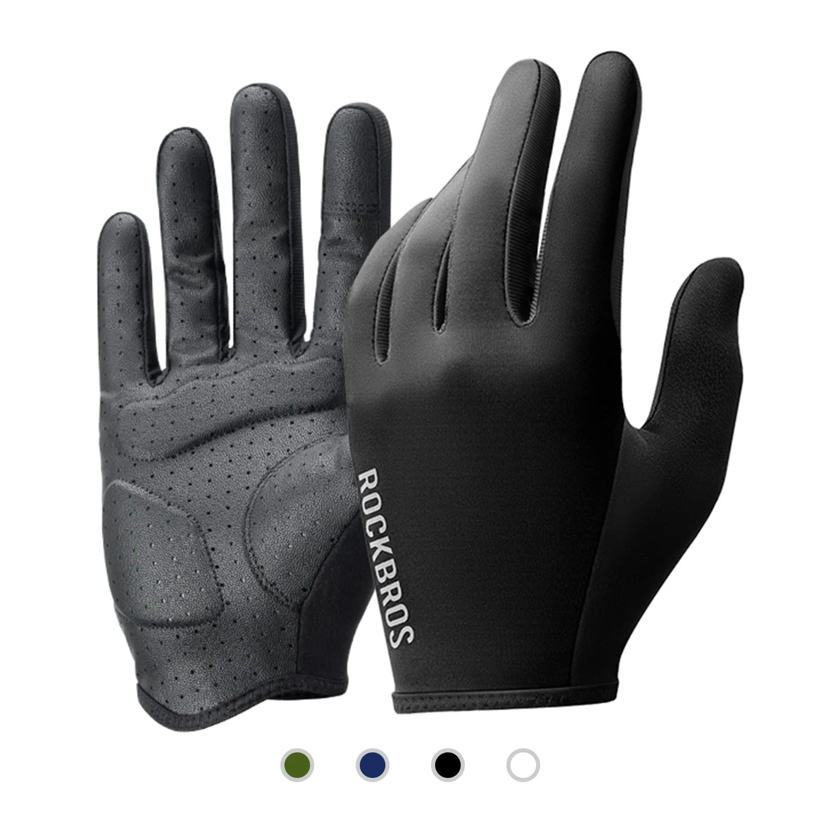 ROCKBROS Road-to-Sky Spring Summer Cycling Gloves Full Finger Touch Screen - Image 16