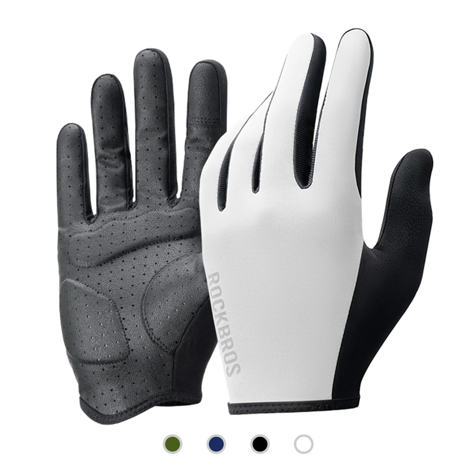 ROCKBROS Road-to-Sky Spring Summer Cycling Gloves Full Finger Touch Screen - Image 6